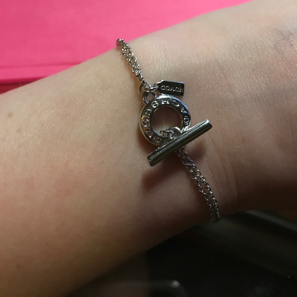 Coach delicate toggle bracelet