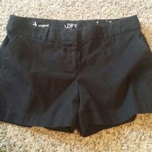 LOFT Black Shorts