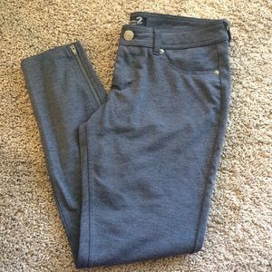 Grey Seven7 Zip leggings.