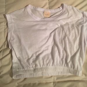 White crop top