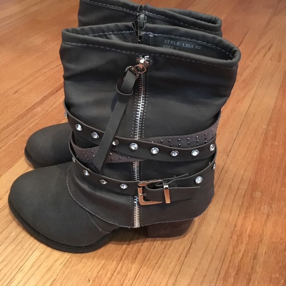 Grey Boots