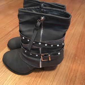 Grey Boots