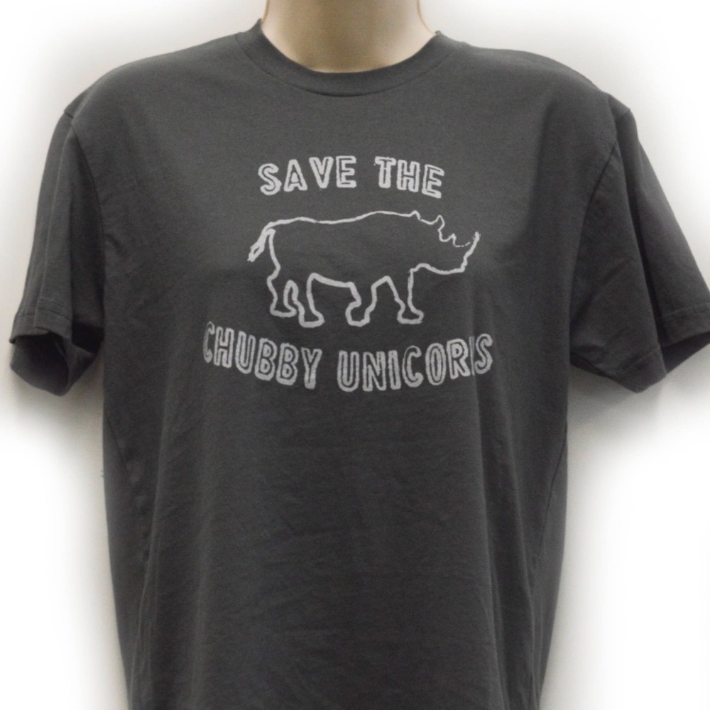 Save the Chubby Unicorns Unisex Crew Neck Tee