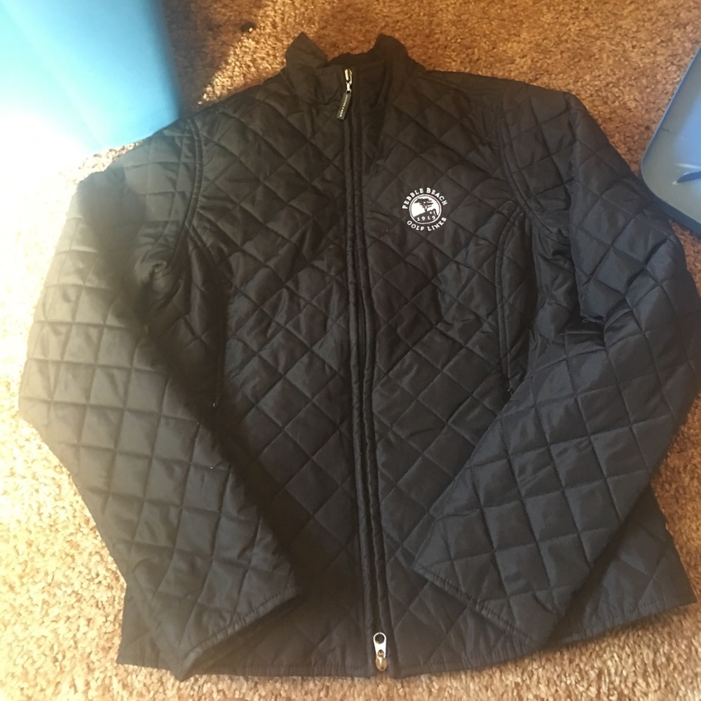Pebble beach quilted jacket