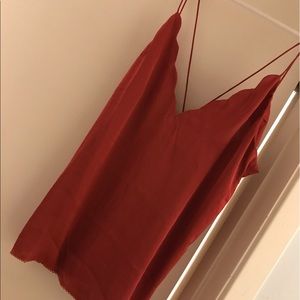 Free People Satin Cami - Rust