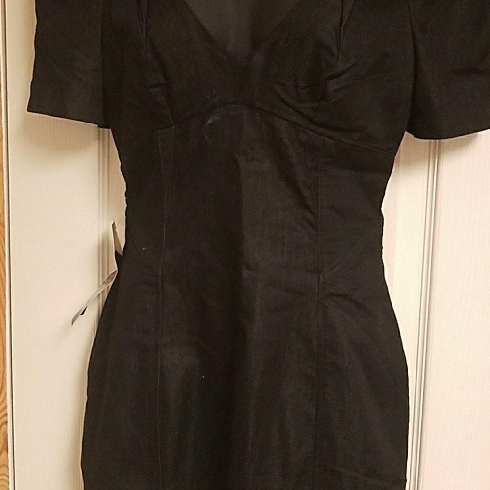 Bebe charcoal fitted dress - Picture 2 of 8