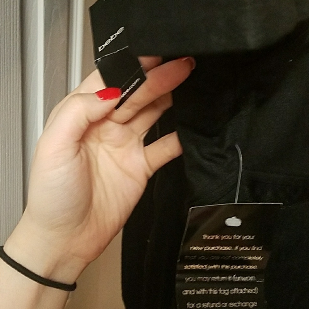 Bebe charcoal fitted dress - Picture 7 of 8