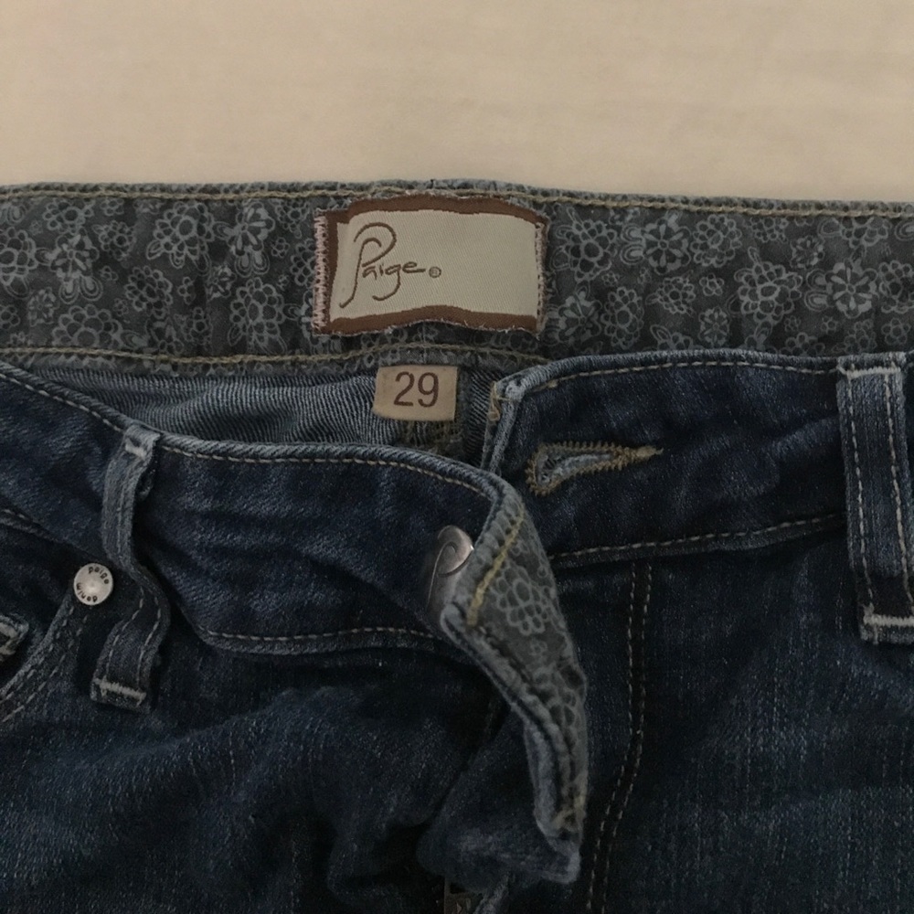 Cutest jeans ever!! Paige skinny peg jeans.