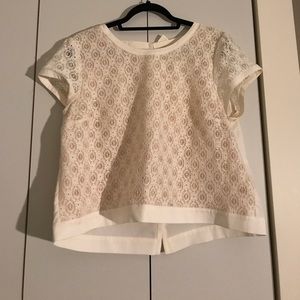 Lauren Conrad lace bow top