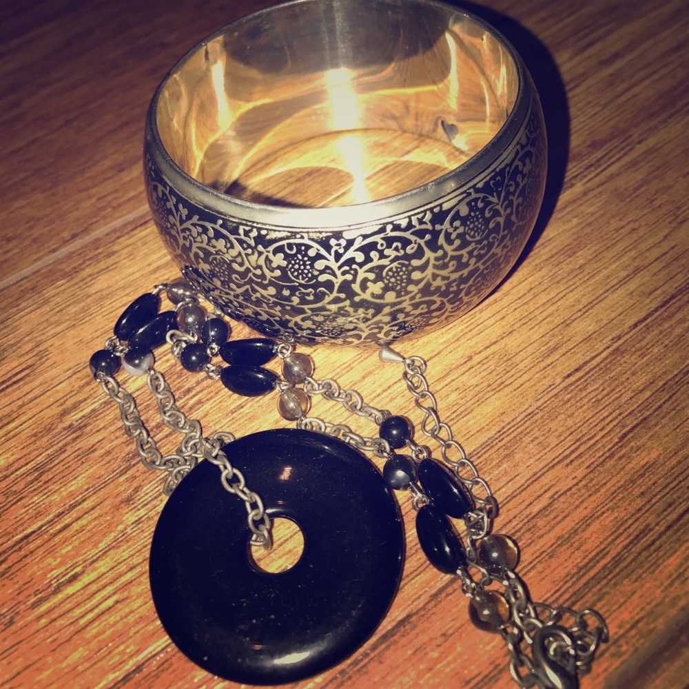 Necklace and angle