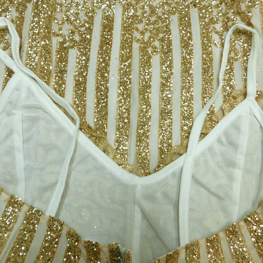 🌟1 L LEFT for VALENTINES ♥️SEXY GOLD STRPLS DRESS - Picture 4 of 6