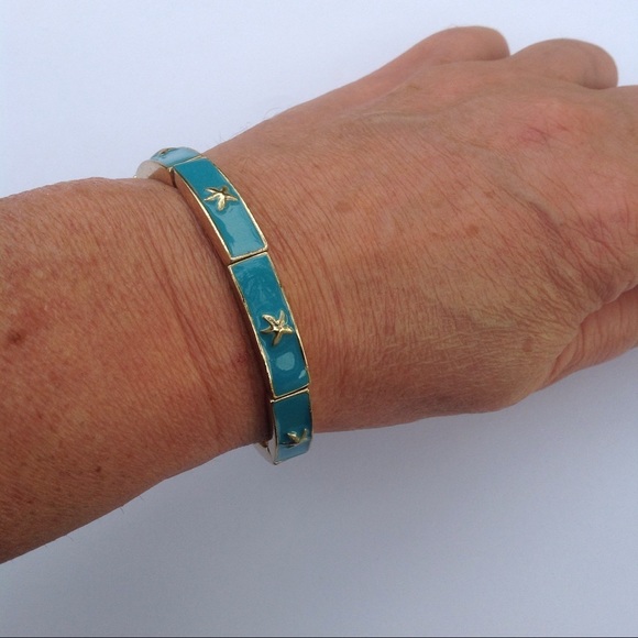 Teal Bangle Bracelet - Picture 4 of 5