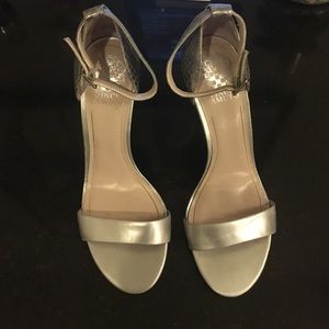 Vince Camuto Silver Heels