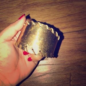 Rustic gold bracelet