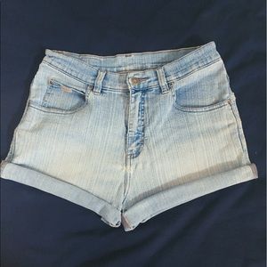 classic Lee high waisted shorts