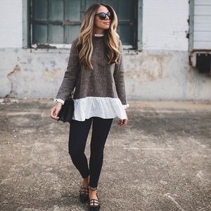Layered Sweater (as seen on theteacherdiva)