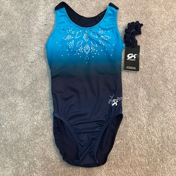 Gymnastics Leo Leotard GK Elite New w//tags Blue