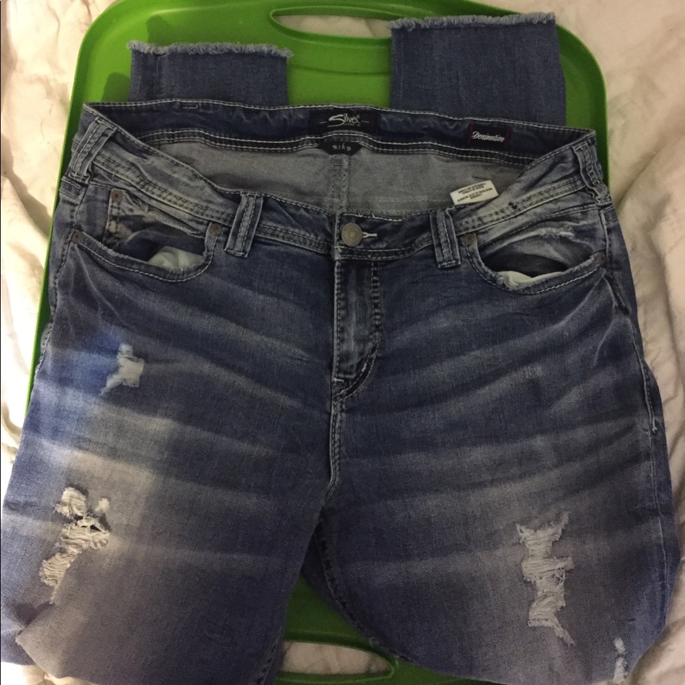 Silver jeans