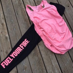 Old Navy leggings and tank