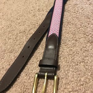 Vineyard Whale Canvas Club Belt