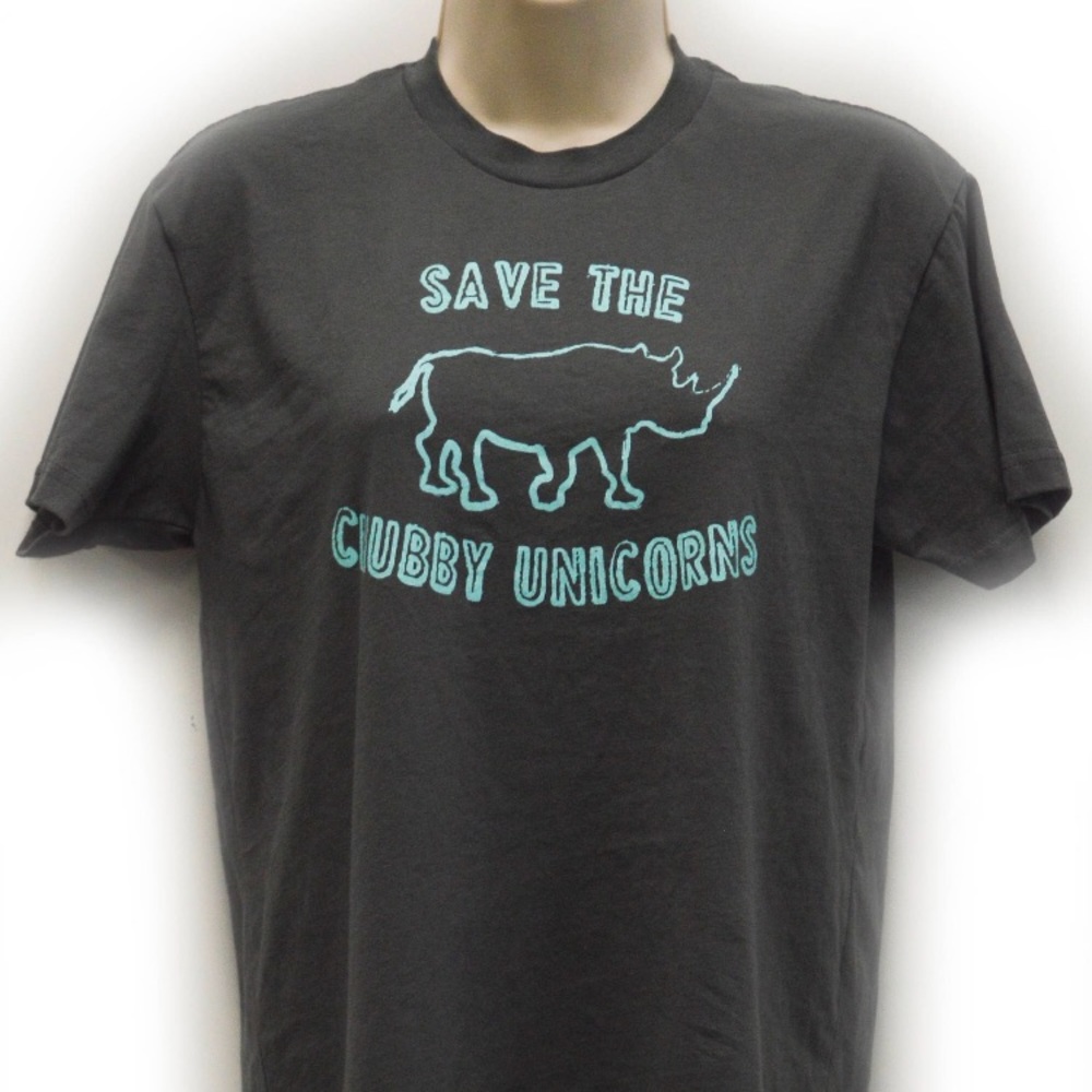 Save the Chubby Unicorns Unisex Crew Neck Tee