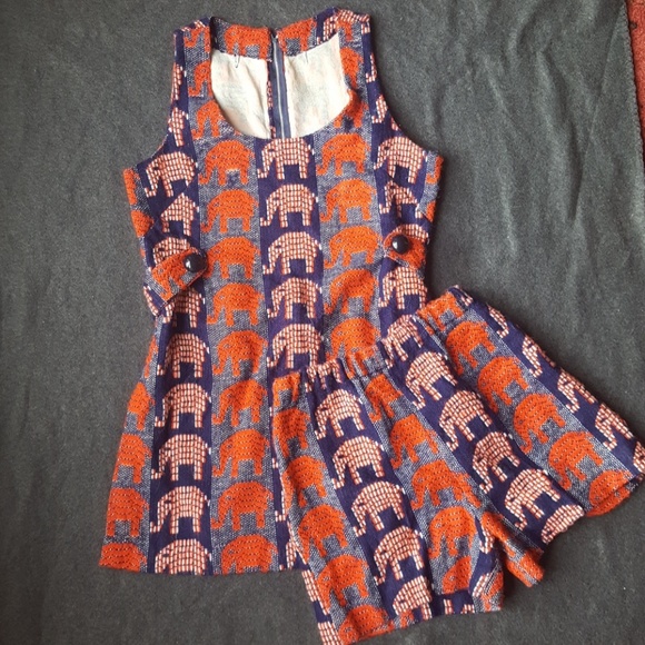 Vintage Tops - Vintage handmade go-go suit set