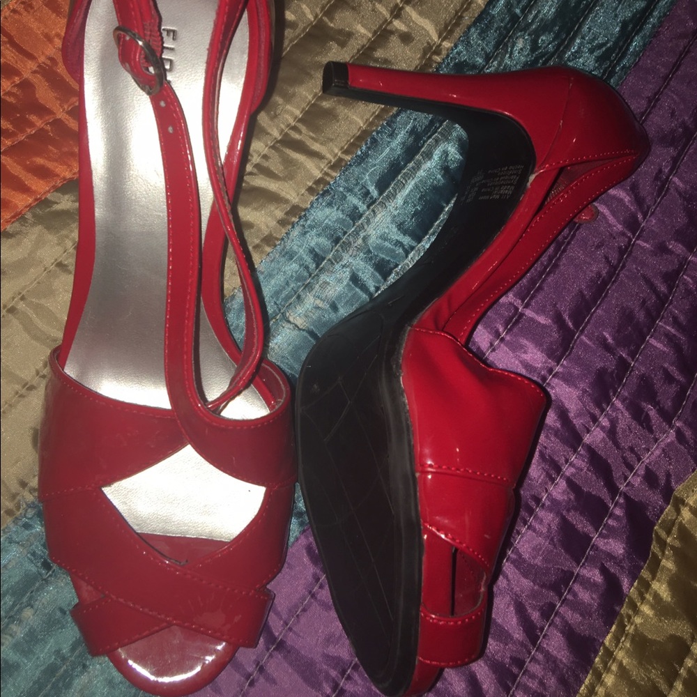 Red high heels