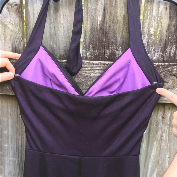 Sparkly Purple Formal Dress - Picture 3 of 4