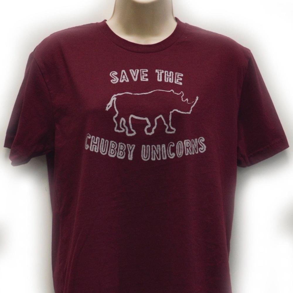 Save the Chubby Unicorns Unisex Crew Neck Tee