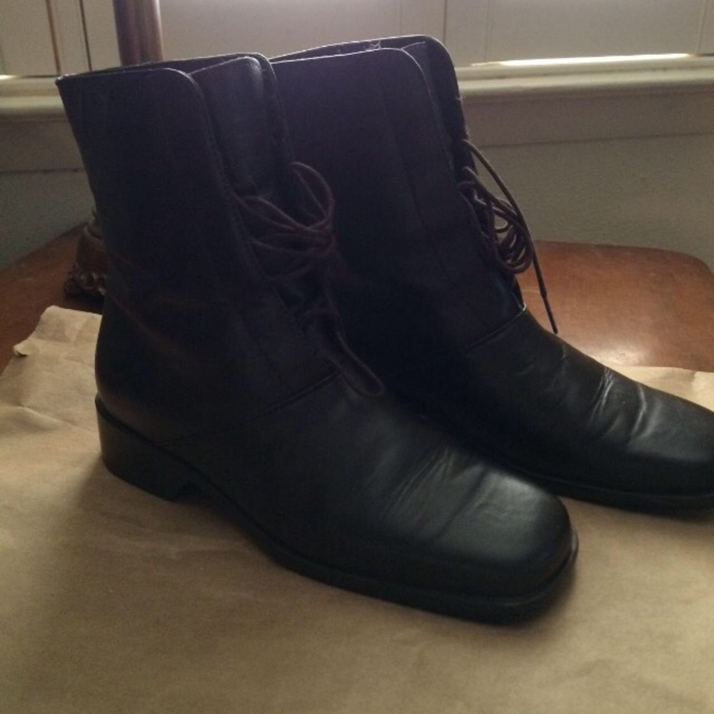 Ladies Dark Brown Ankle Boots