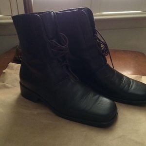 Ladies Dark Brown Ankle Boots