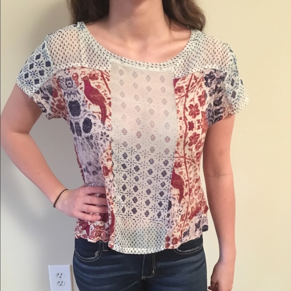Short sleeve blouse