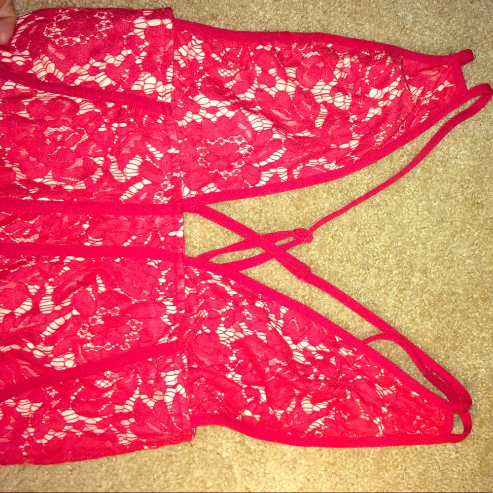 Red dress