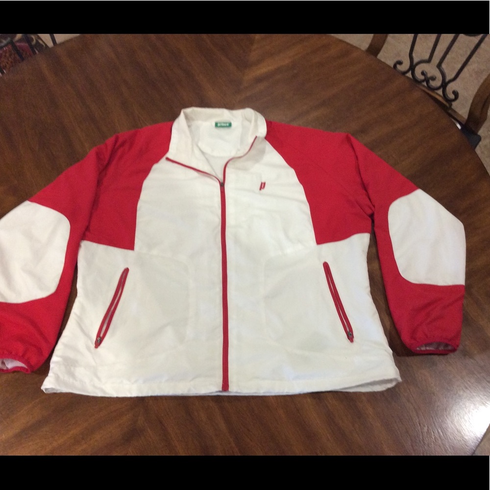 Women's Prince Athletic Tennis Jacket Red XXL