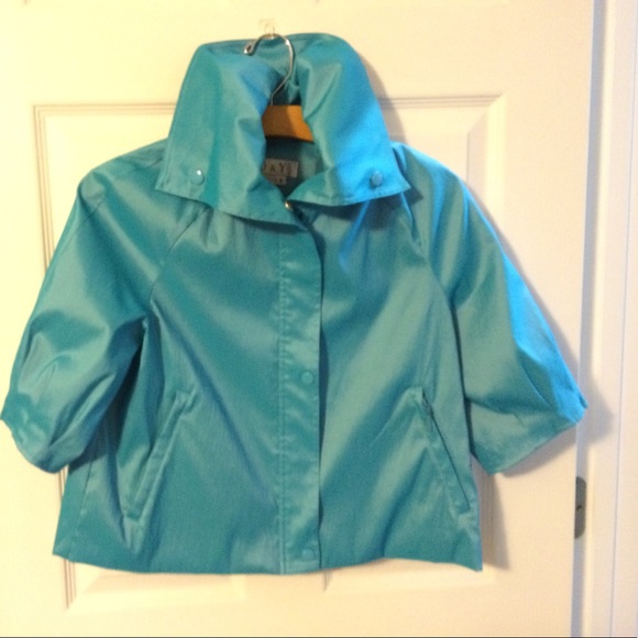 Gorgeous vintage aqua blue swing jacket!! - Picture 2 of 6
