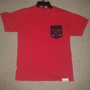 Diamond suppy co. Red T-Shirt