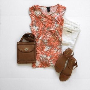 Ann Taylor Factory multi colored top