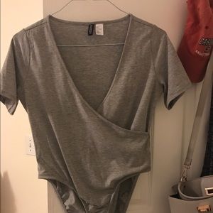 Grey bodysuit