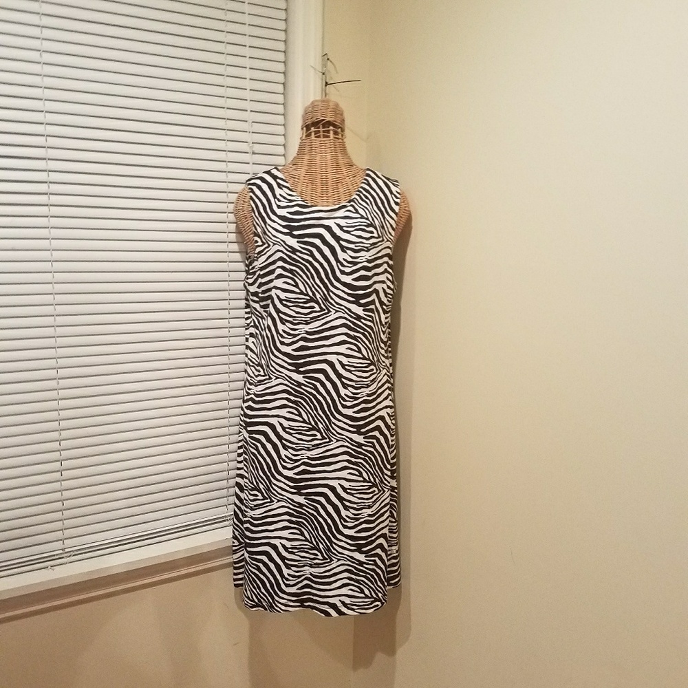 Zebra print dress
