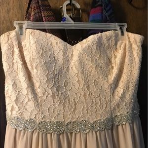 Full length strapless