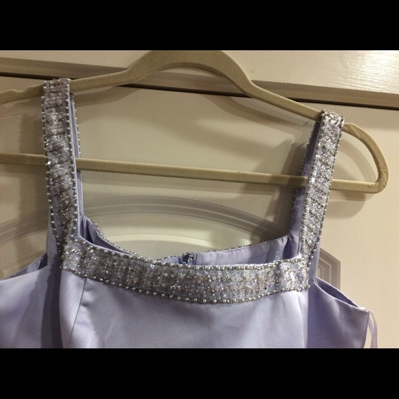 Private Collection Formal Dress Orchid Gem Beaded - Picture 3 of 4