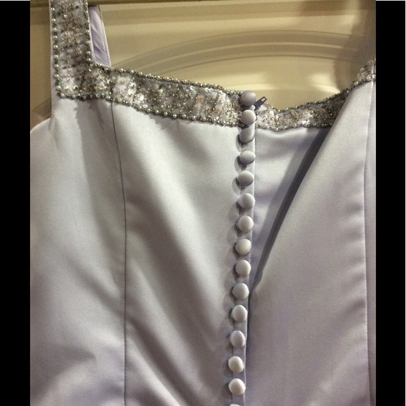 Private Collection Formal Dress Orchid Gem Beaded - Picture 4 of 4