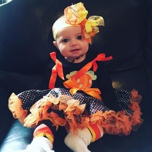 Polka dot custom tutu skirt