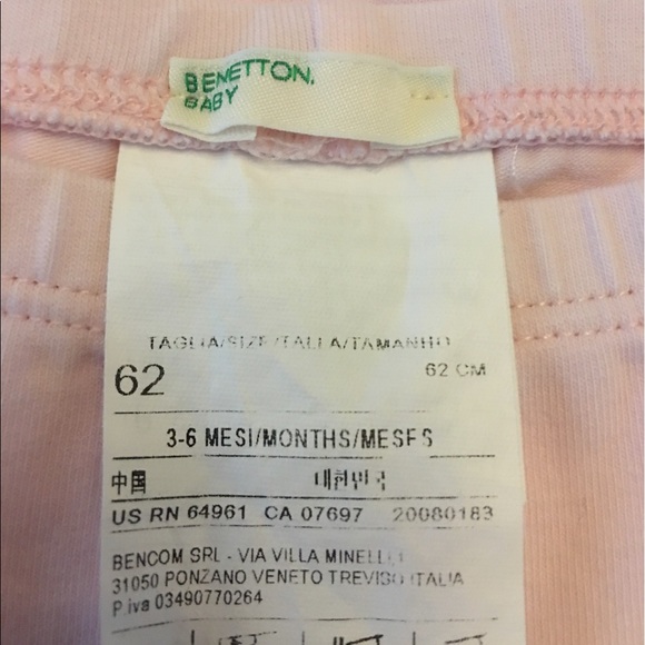 Benetton Baby pink pants set - Picture 5 of 5