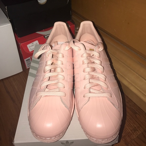 Pink leather addidas 8 US will take offers - Picture 2 of 4