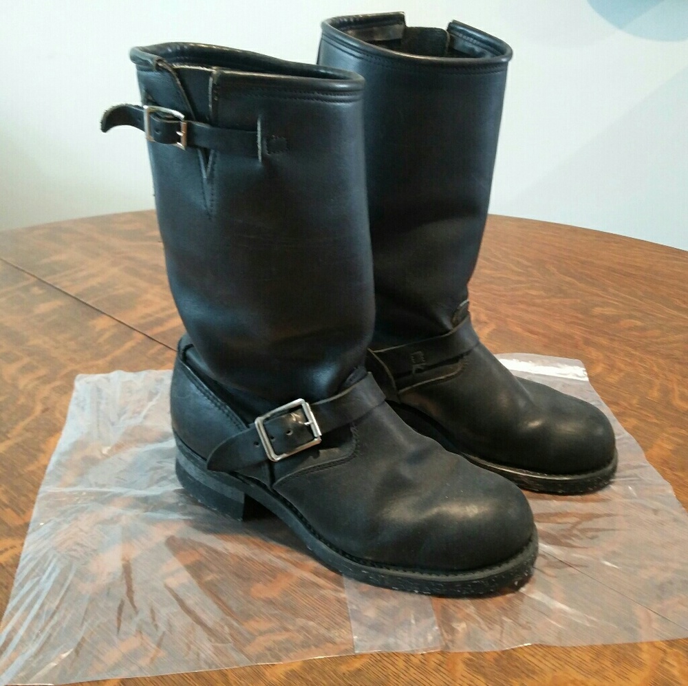 Steel Toe Moto Engineer Boots