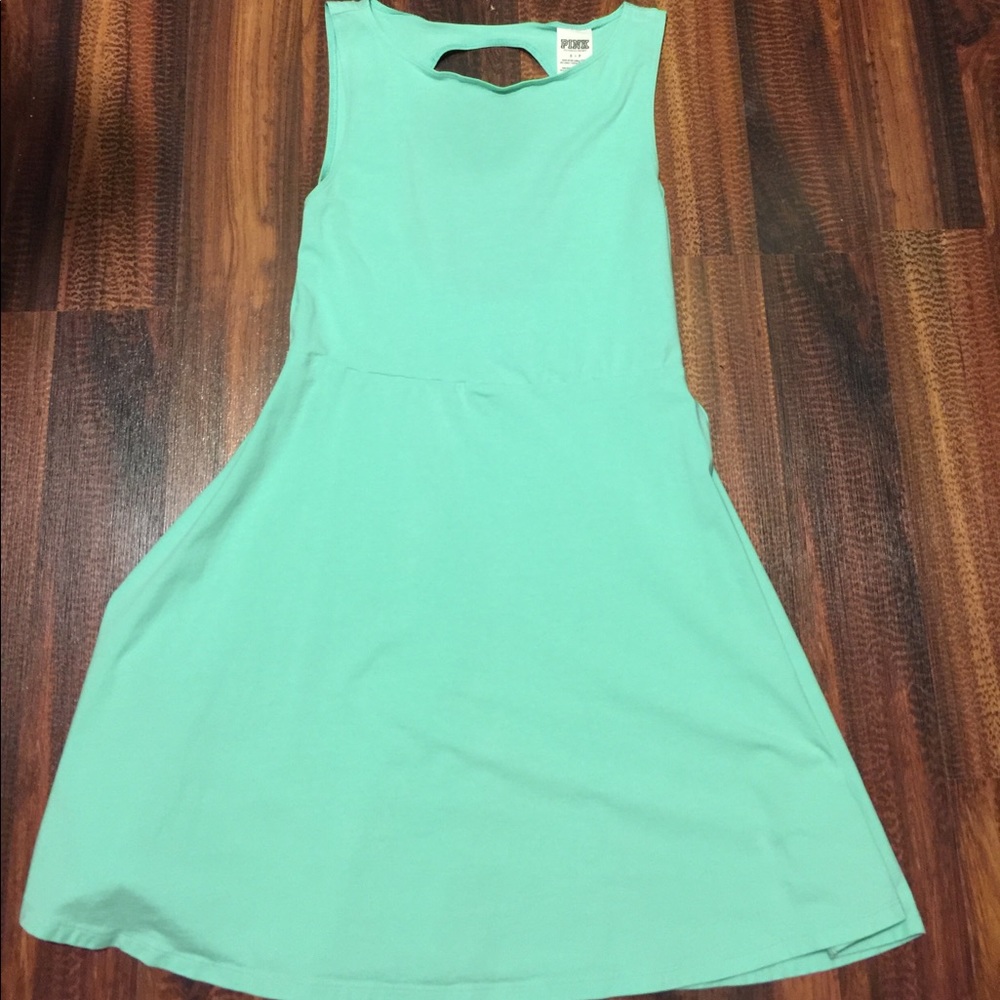 Small PINK dress - mint color