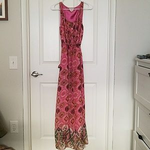 Eci Pink Maxi Dress from Bloomingdales Size 8