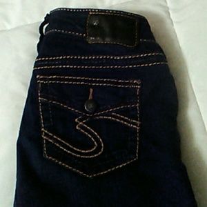 Dark wash Suki  Silver jeans