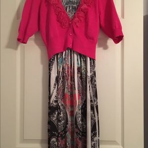 Dress with sweater